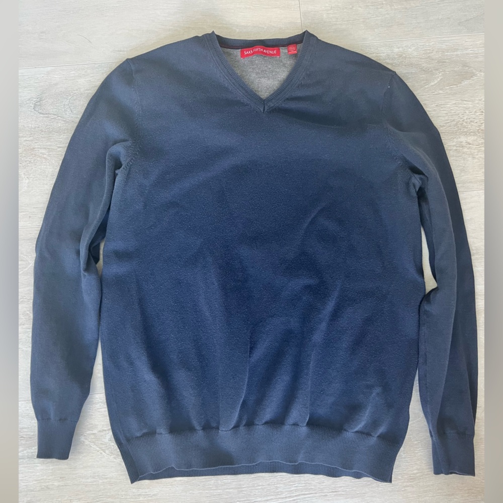 Saks Fifth Ave v-neck sweater.